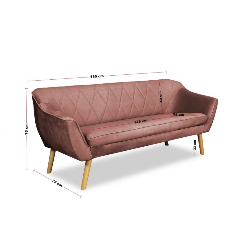 sofa TOPAS Romb 180cm