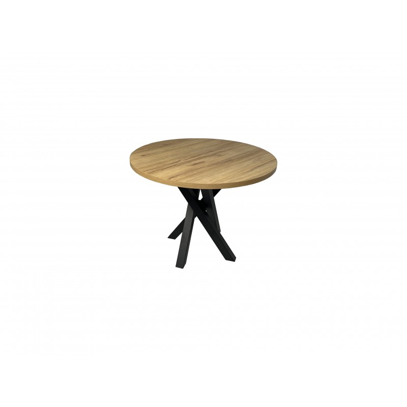 Nowoczesny stół rozkładany IKS laminat (Ø100+40)