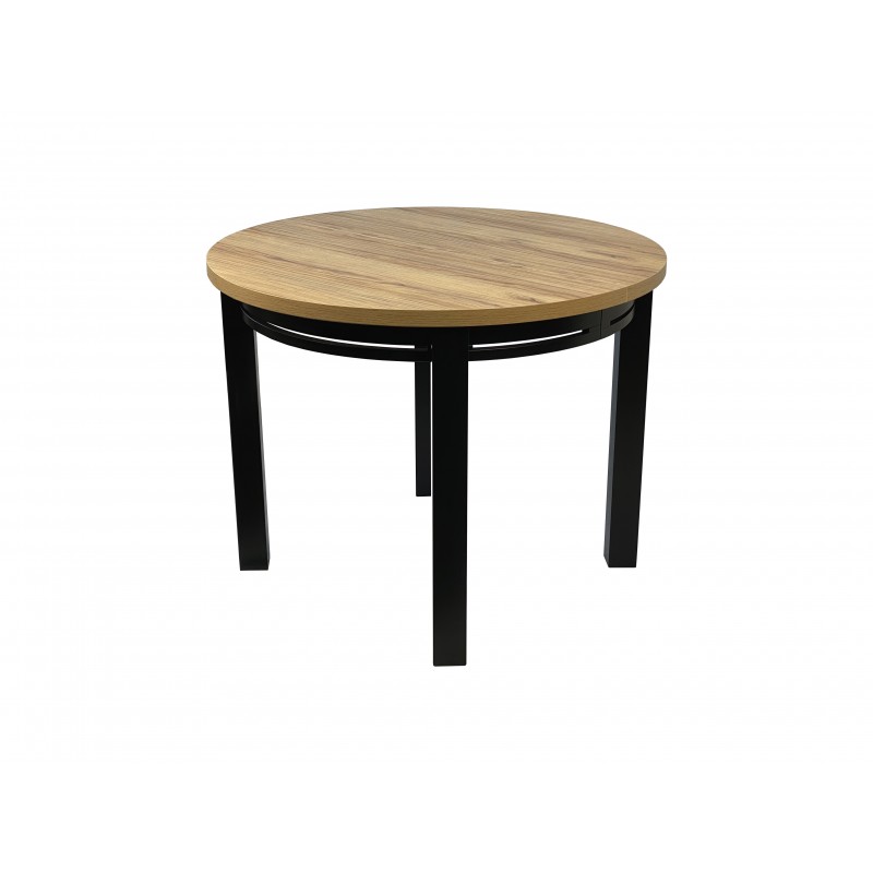 Rozkładany stół laminat okrągły (Ø100+40)